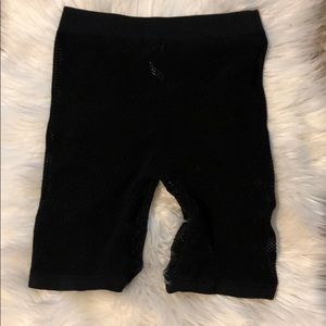 Fishnet Biker Shorts